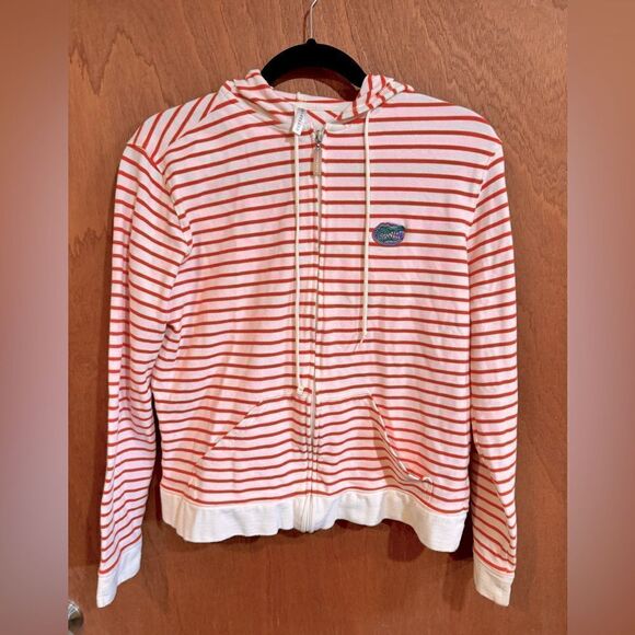 Cutter & Buck Orange Stripe Jacket UF Florida Gators Size L - Picture 1 of 11